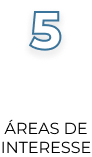 5 áreas de interesse